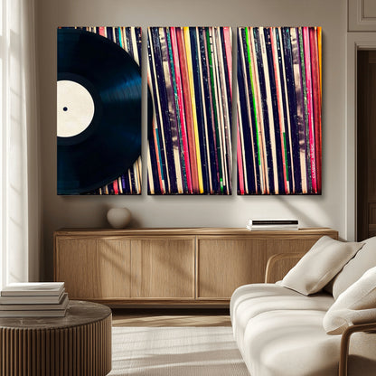 45029-MGV-CV-36X24-Misty Pine Forest Wall Art – Black and White Landscape Canvas Print, Foggy Trees Nature Photography, Modern Minimalist Decor for