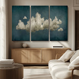 18162-MGV-CV-36X24-Ethereal Cloud Wall Art – Panoramic Sky Canvas Print, Dreamy Atmospheric Decor for Bedroom, Living Room or Office