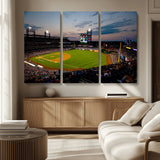 17415-MGV-CV-36X24-Philadelphia Phillies Stadium Wall Art Canvas Print, Framed Citizens Bank Park Art Picture Print, Phillies Stadium Field Perfect