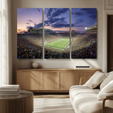 50825-MGV-CV-36X24-Notre Dame Stadium Wall Art Canvas Print, Framed Indiana Stadium Art Picture Print, Football Stadium Perfect Sports Room Decor