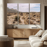 20681831-MGV-CV-36X24-Desert Landscape Wall Art – Southwestern Mountain Canvas Print, Rustic Western Nature Photography Decor for Living Room, Office,