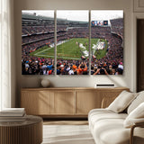18347149-MGV-CV-36X24-Soldier Field Wall Art – Chicago Bears Football Stadium Canvas Print, Game Day Sports Decor for Man Cave, Bar, Office, or Living