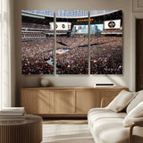 38616413-MGV-CV-36X24-Chicago Dome Stadium Wall Art – Futuristic Basketball Final Four Arena Canvas Print, Modern Sports Fan Decor for Man Cave or