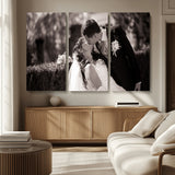 CSTM6030-MGV-CV-36X24-Custom Wedding Photo Print - Custom Wall Art Picture Print, Create Your Own Photo Canvas Print