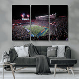 46899-MGV-CV-36X24-Ben Hill Griffin Stadium Wall Art Canvas Print, Framed Football Stadium Art Picture Print, Florida Football Stadium Perfect Sport
