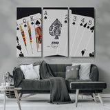 56787-MGV-CV-36X24-Playing Cards – Classic Poker Deck with Spades, Standard Size Durable Casino Quality Card Set for Magic Tricks, Blackjack, Bridge,