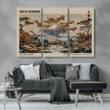 11778299-MGV-CV-36X24-Japanese Landscape Wall Art – Mount Fuji Canvas Print, Asian Inspired Nature Decor for Living Room, Bedroom, Office or Studio