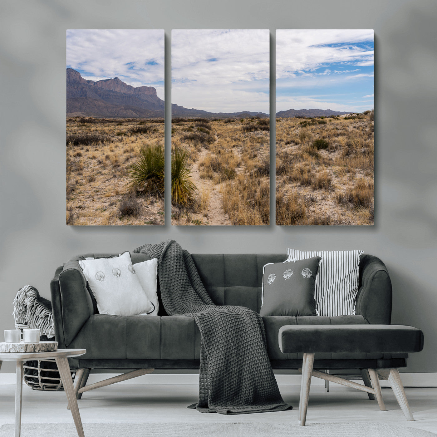 21606563-MGV-CV-36X24-Desert Mountain Wall Art – Southwest Landscape Photography Canvas Print, Rustic Nature Artwork Scenic Western Decor for Living