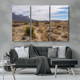 21606563-MGV-CV-36X24-Desert Mountain Wall Art – Southwest Landscape Photography Canvas Print, Rustic Nature Artwork Scenic Western Decor for Living