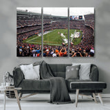 18347149-MGV-CV-36X24-Soldier Field Wall Art – Chicago Bears Football Stadium Canvas Print, Game Day Sports Decor for Man Cave, Bar, Office, or Living
