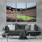 32530647-MGV-CV-36X24-Chicago Bears Stadium Wall Art – Futuristic Dome Arena Canvas Print, Modern Football Concept Design Decor for Man Cave, Bar, or