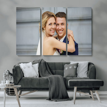 CSTM6030-MGV-CV-36X24-Custom Canvas Wall Art – Personalized Photo Print for Wedding, Anniversary or Gift, Ready to Hang Canvas for Home Decor