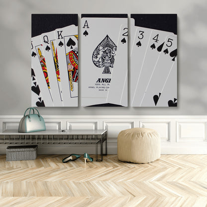 56787-MGV-CV-36X24-Playing Cards – Classic Poker Deck with Spades, Standard Size Durable Casino Quality Card Set for Magic Tricks, Blackjack, Bridge,