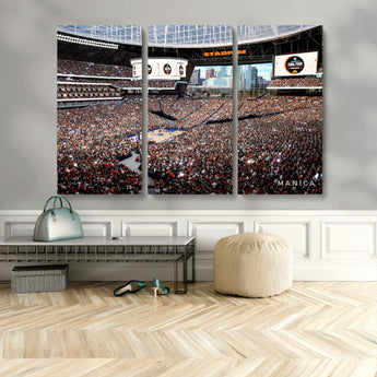38616413-MGV-CV-36X24-Chicago Dome Stadium Wall Art – Futuristic Basketball Final Four Arena Canvas Print, Modern Sports Fan Decor for Man Cave or