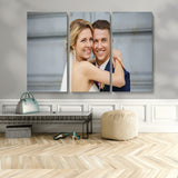 CSTM6030-MGV-CV-48X32-3P-Custom Canvas Wall Art – Personalized Photo Print for Wedding, Anniversary or Gift, Ready to Hang Canvas for Home Decor