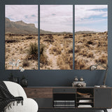 20681831-MGV-CV-36X24-Desert Landscape Wall Art – Southwestern Mountain Canvas Print, Rustic Western Nature Photography Decor for Living Room, Office,