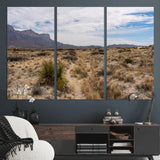 21606563-MGV-CV-36X24-Desert Mountain Wall Art – Southwest Landscape Photography Canvas Print, Rustic Nature Artwork Scenic Western Decor for Living