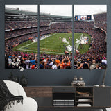 18347149-MGV-CV-36X24-Soldier Field Wall Art – Chicago Bears Football Stadium Canvas Print, Game Day Sports Decor for Man Cave, Bar, Office, or Living