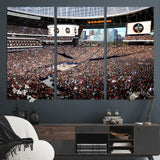 38616413-MGV-CV-36X24-Chicago Dome Stadium Wall Art – Futuristic Basketball Final Four Arena Canvas Print, Modern Sports Fan Decor for Man Cave or