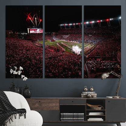 60690191-MGV-CV-36X24-William Brice Stadium Wall Art – Baseball Artwork Print for Game Room, Basement, Dorm or Office Wall Decor