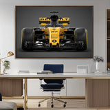 62882-MGV-CV-36X24-Renault F1 Racing Car Print - High-Performance Formula 1 Motorsport Wall Art, Perfect Gift for Racing Fans and Car Enthusiasts