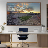 38807-MGV-CV-36X24-Beaver Stadium Wall Art Canvas Print, Framed Beaver Stadium Field Art Picture Print, Football Stadium Perfect Sport Room Decor
