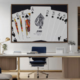 56787-MGV-CV-36X24-Playing Cards – Classic Poker Deck with Spades, Standard Size Durable Casino Quality Card Set for Magic Tricks, Blackjack, Bridge,