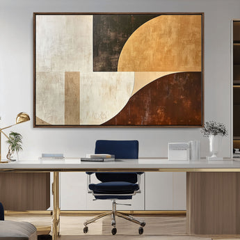 15030-MGV-CV-36X24-Wabi Sabi Wall Art Canvas Print, Framed Modern Abstract Art Picture Print, Minimalist Zen Perfect Minimalist Modern Decor Artwork