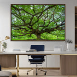 49375306-MGV-CV-36X24-Ancient Tree Wall Art Canvas Print, Framed Sprawling Branches Art Picture Print, Gnarling Tree Perfect Earthy Natural Decor