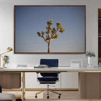 54552043-MGV-CV-36X24-Joshua Tree Art Wall Art Canvas Print, Framed Desert Landscape Art Picture Print, Southwestern Nature Perfect Southwestern Boho