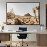 62783269-MGV-CV-36X24-Joshua Tree Wall Art – Desert Landscape Photography Canvas Print, Southwest Nature Artwork Rustic Home Decor for Living Room,