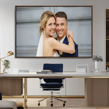 CSTM6030-MGV-CV-36X24-Custom Canvas Wall Art – Personalized Photo Print for Wedding, Anniversary or Gift, Ready to Hang Canvas for Home Decor