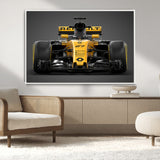 62882-MGV-CV-36X24-Renault F1 Racing Car Print - High-Performance Formula 1 Motorsport Wall Art, Perfect Gift for Racing Fans and Car Enthusiasts
