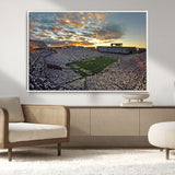 38807-MGV-CV-36X24-Beaver Stadium Wall Art Canvas Print, Framed Beaver Stadium Field Art Picture Print, Football Stadium Perfect Sport Room Decor