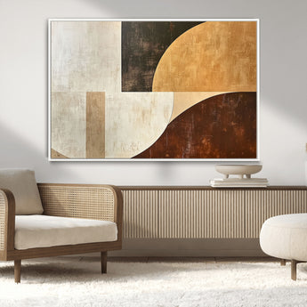 15030-MGV-CV-36X24-Wabi Sabi Wall Art Canvas Print, Framed Modern Abstract Art Picture Print, Minimalist Zen Perfect Minimalist Modern Decor Artwork