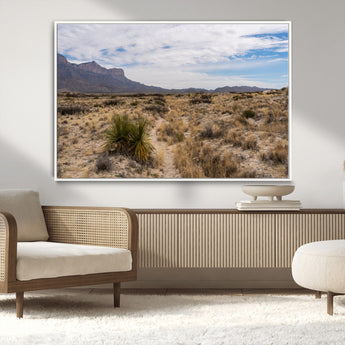 21606563-MGV-CV-36X24-Desert Mountain Wall Art – Southwest Landscape Photography Canvas Print, Rustic Nature Artwork Scenic Western Decor for Living