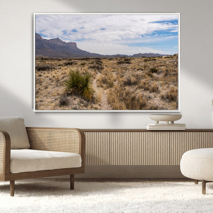 21606563-MGV-CV-36X24-Desert Mountain Wall Art – Southwest Landscape Photography Canvas Print, Rustic Nature Artwork Scenic Western Decor for Living