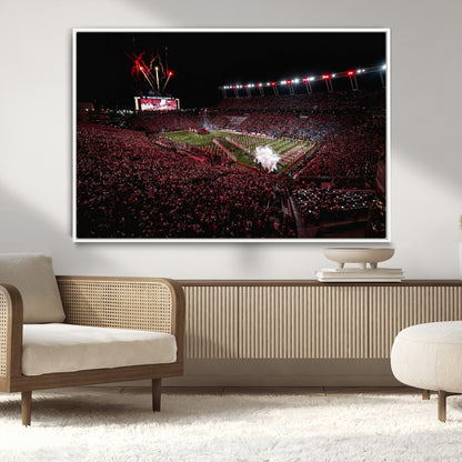 60690191-MGV-FC-36X24_White-William Brice Stadium Wall Art – Baseball Artwork Print for Game Room, Basement, Dorm or Office Wall Decor