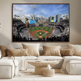 87122-MGV-CV-36X24-Petco Park Field Wall Art Canvas Print, Framed San Diego Stadium Art Picture Print, Petco Park Stadium Perfect Sport Room Decor