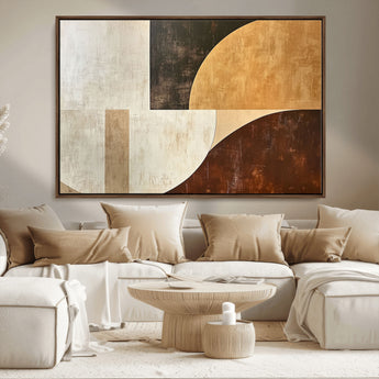 15030-MGV-CV-36X24-Wabi Sabi Wall Art Canvas Print, Framed Modern Abstract Art Picture Print, Minimalist Zen Perfect Minimalist Modern Decor Artwork