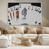 56787-MGV-CV-36X24-Playing Cards – Classic Poker Deck with Spades, Standard Size Durable Casino Quality Card Set for Magic Tricks, Blackjack, Bridge,