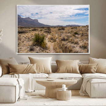 21606563-MGV-CV-36X24-Desert Mountain Wall Art – Southwest Landscape Photography Canvas Print, Rustic Nature Artwork Scenic Western Decor for Living