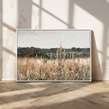 46308-MGV-CV-36X24-Wildflower Field Wall Art – Rustic Meadow Landscape Canvas Print, Country Nature Decor for Living Room, Bedroom or Farmhouse