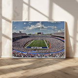 76491-MGV-CV-36X24-Buffalo Bills Stadium Wall Art Canvas Print, Framed Bills Stadium Art Picture Print, Highmark Stadium Perfect Sport Room Decor