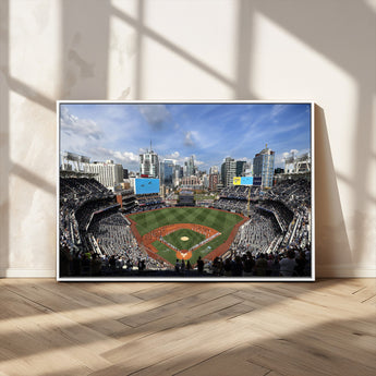 87122-MGV-CV-36X24-Petco Park Field Wall Art Canvas Print, Framed San Diego Stadium Art Picture Print, Petco Park Stadium Perfect Sport Room Decor