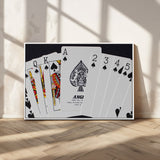 56787-MGV-CV-36X24-Playing Cards – Classic Poker Deck with Spades, Standard Size Durable Casino Quality Card Set for Magic Tricks, Blackjack, Bridge,