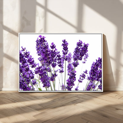 84456-MGV-CV-36X24-Lavender Wall Art – Botanical Canvas Print Featuring Purple Floral Stems, Fresh Nature Inspired Artwork for Living Room, Bedroom,