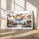 80111817-MGV-FC-36X24_White-Japanese Landscape Wall Art – Mount Fuji Autumn Canvas Print, Asian Inspired Nature Decor for Living Room, Bedroom, Office or