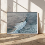 23077324-MGV-CV-36X24-Ocean Waves Wall Art Canvas Print, Framed Coastal Serenity Art Picture Print, Surf Aesthetic Perfect Modern Coastal Decor Artwork