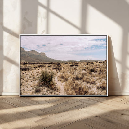 20681831-MGV-CV-36X24-Desert Landscape Wall Art – Southwestern Mountain Canvas Print, Rustic Western Nature Photography Decor for Living Room, Office,